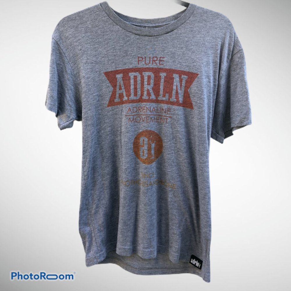 Adrenaline Lacrosse T-shirt Small Gray